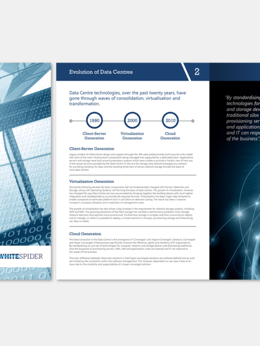 white spider portfolio